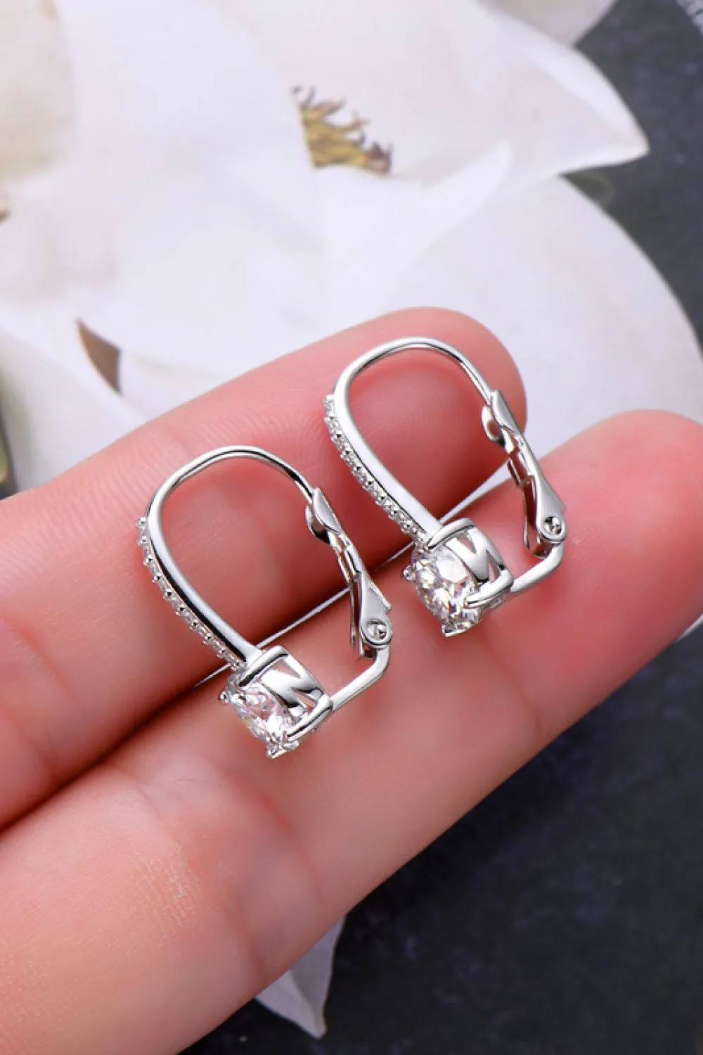 * APP EXCLUSIVE* 2 Carat Moissanite 925 Sterling Silver Earrings