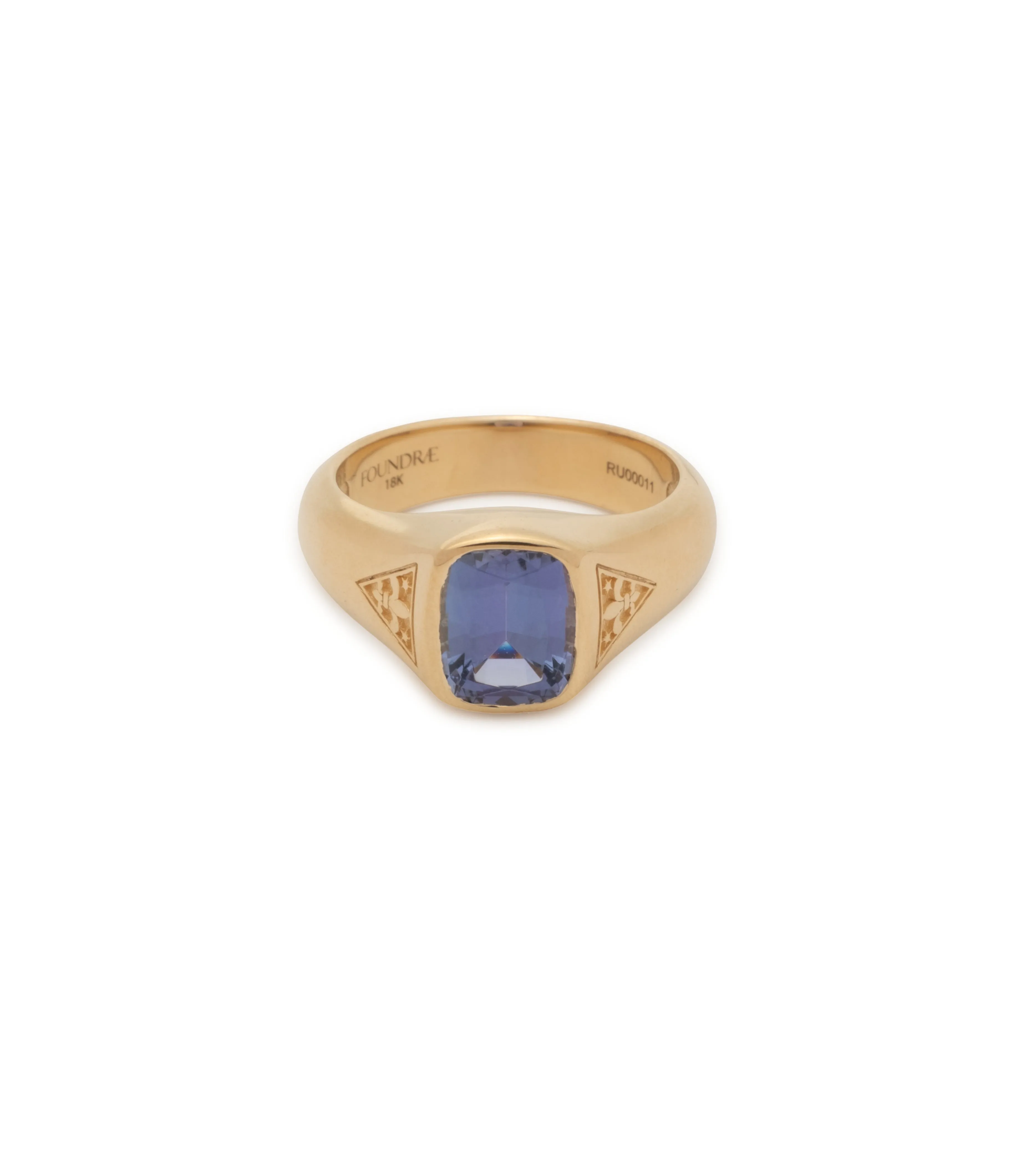 1.79 ct Tanzanite - Internal Compass : One of A Kind Gemstone Ring