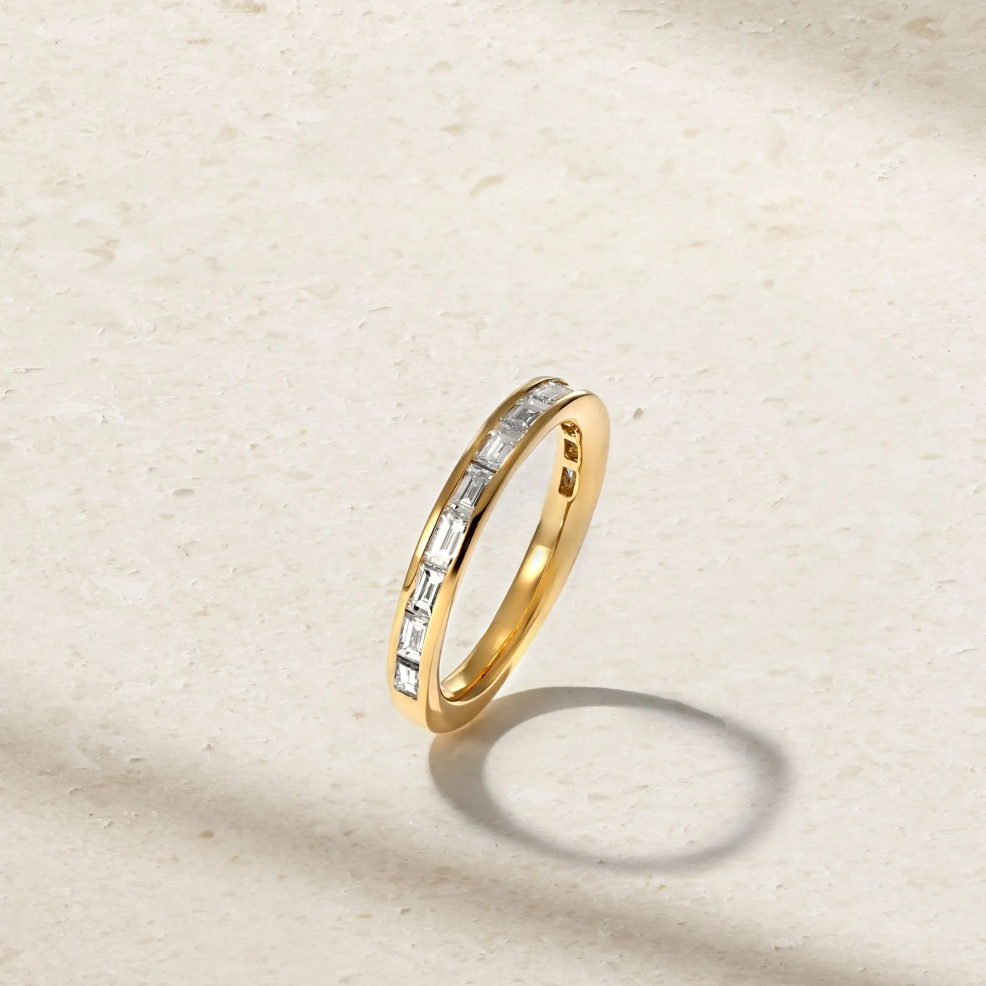 Baguette Diamond Thread Ring
