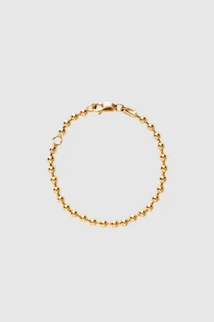 Beaded Bracelet - 14k Gold