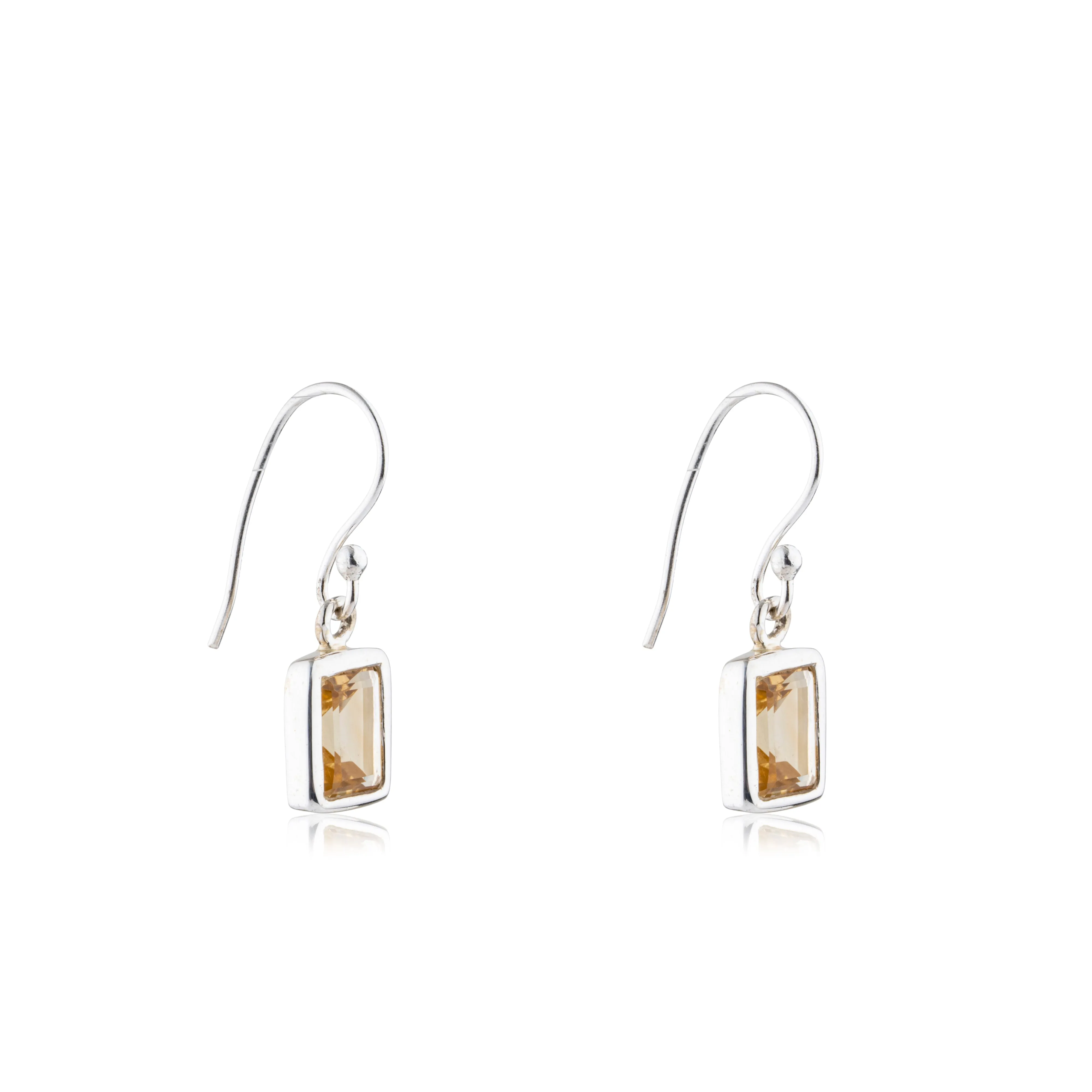 Bianca Gemstone Earrings, Sterling Silver