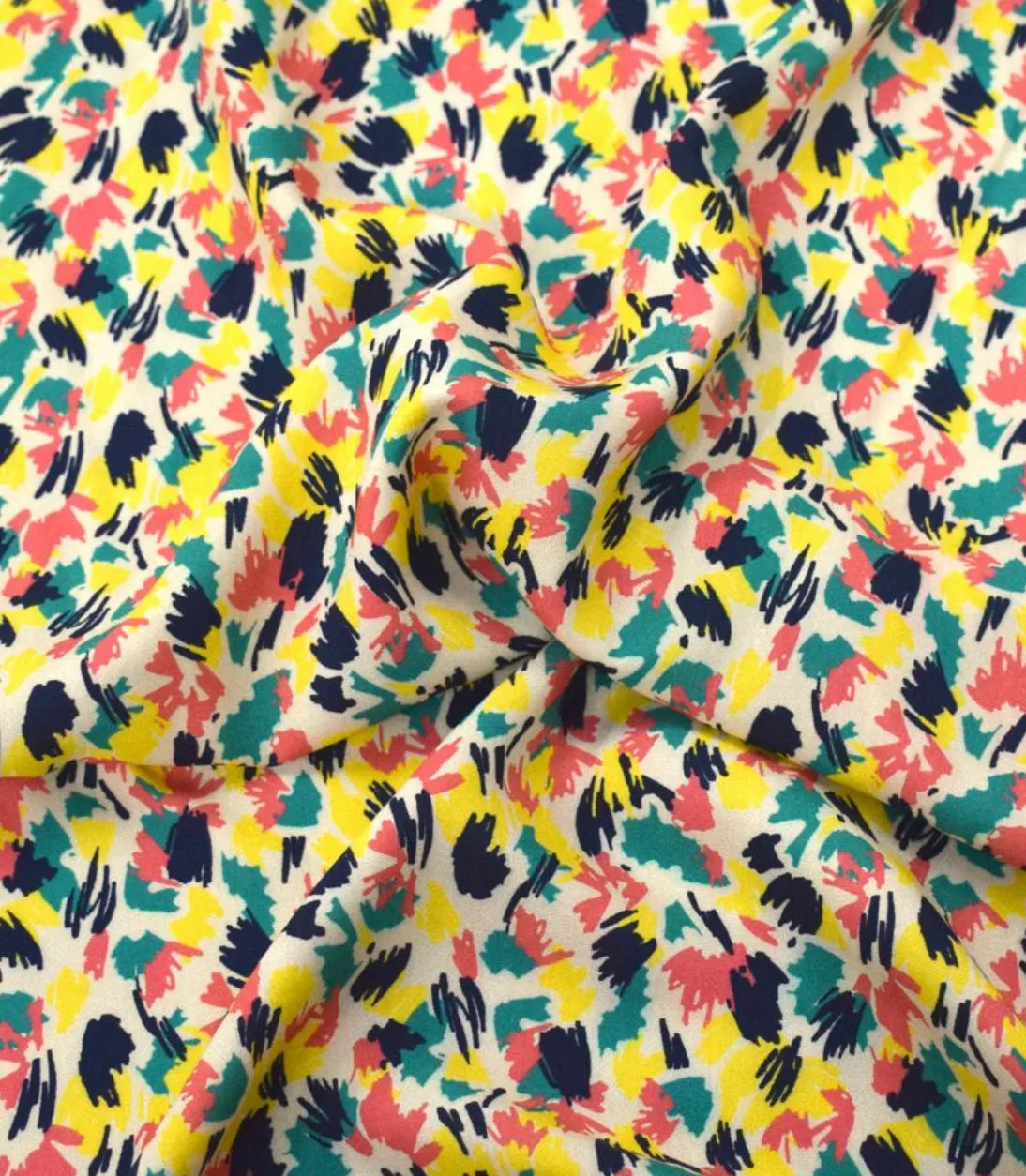 Cousette - Pollen Coral Viscose Fabric