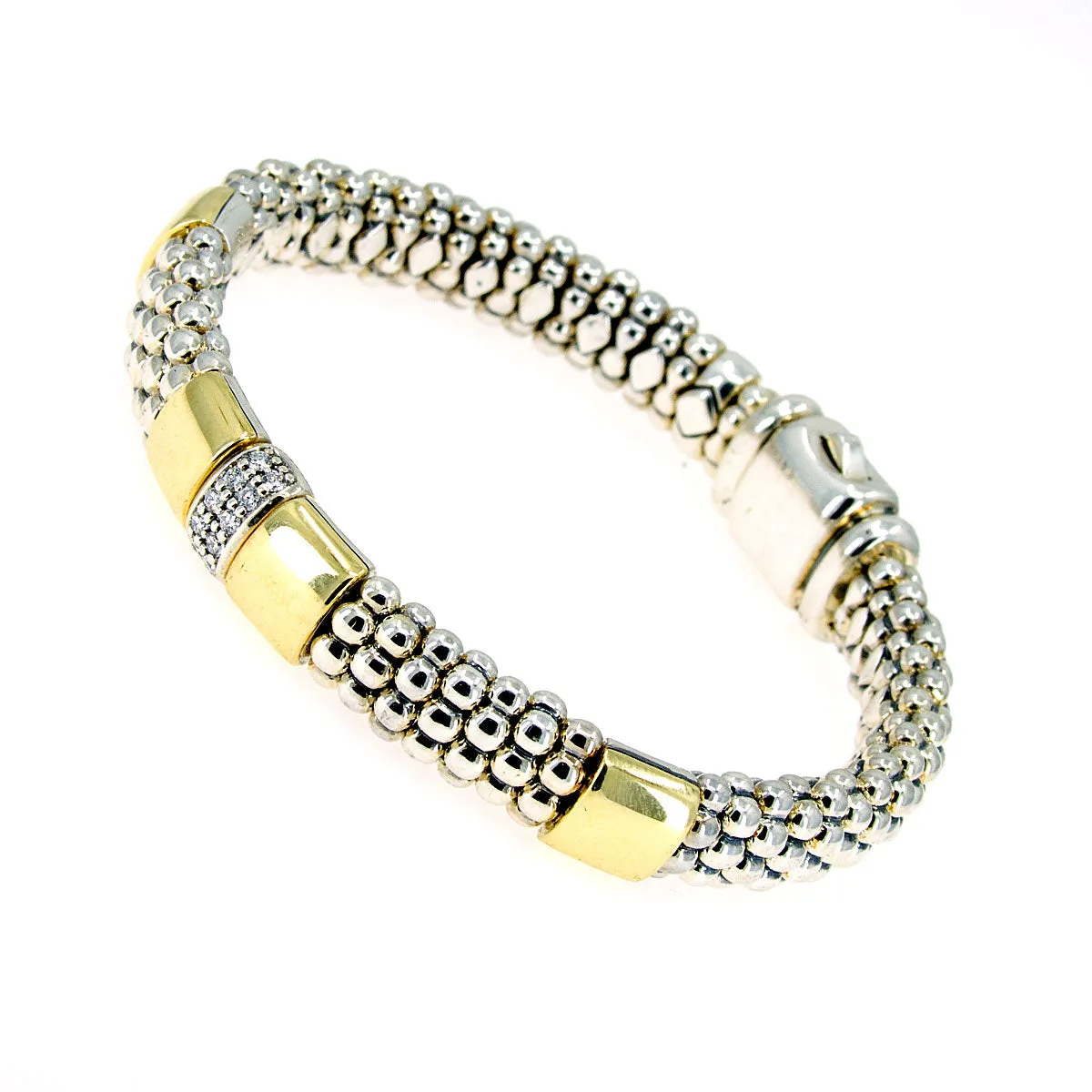 Lagos Caviar Diamond Lux Bracelet