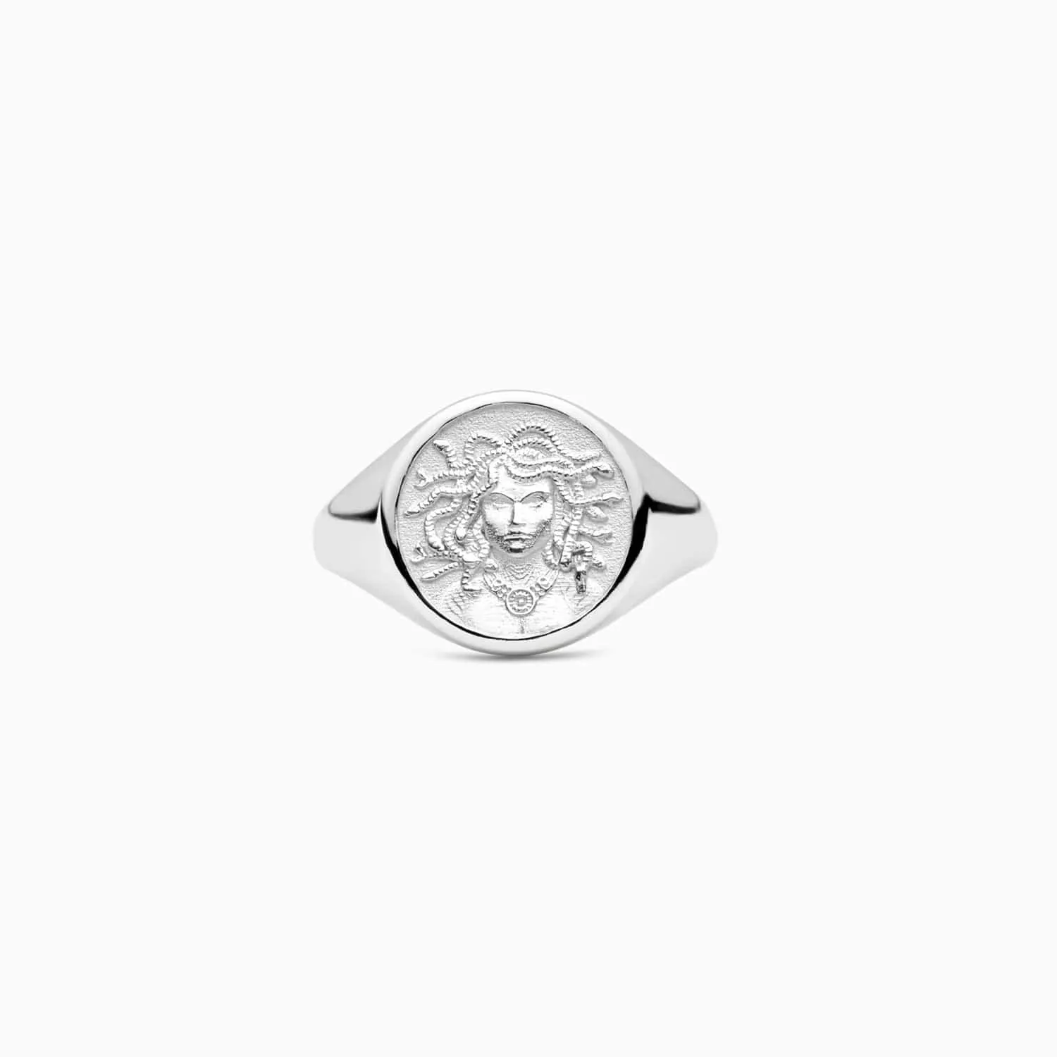 Men's Medusa Signet Ring