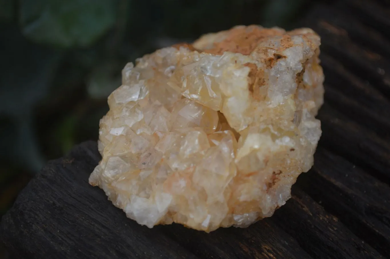 Natural Limonite Quartz Clusters x 12 From Solwezi,  Zambia