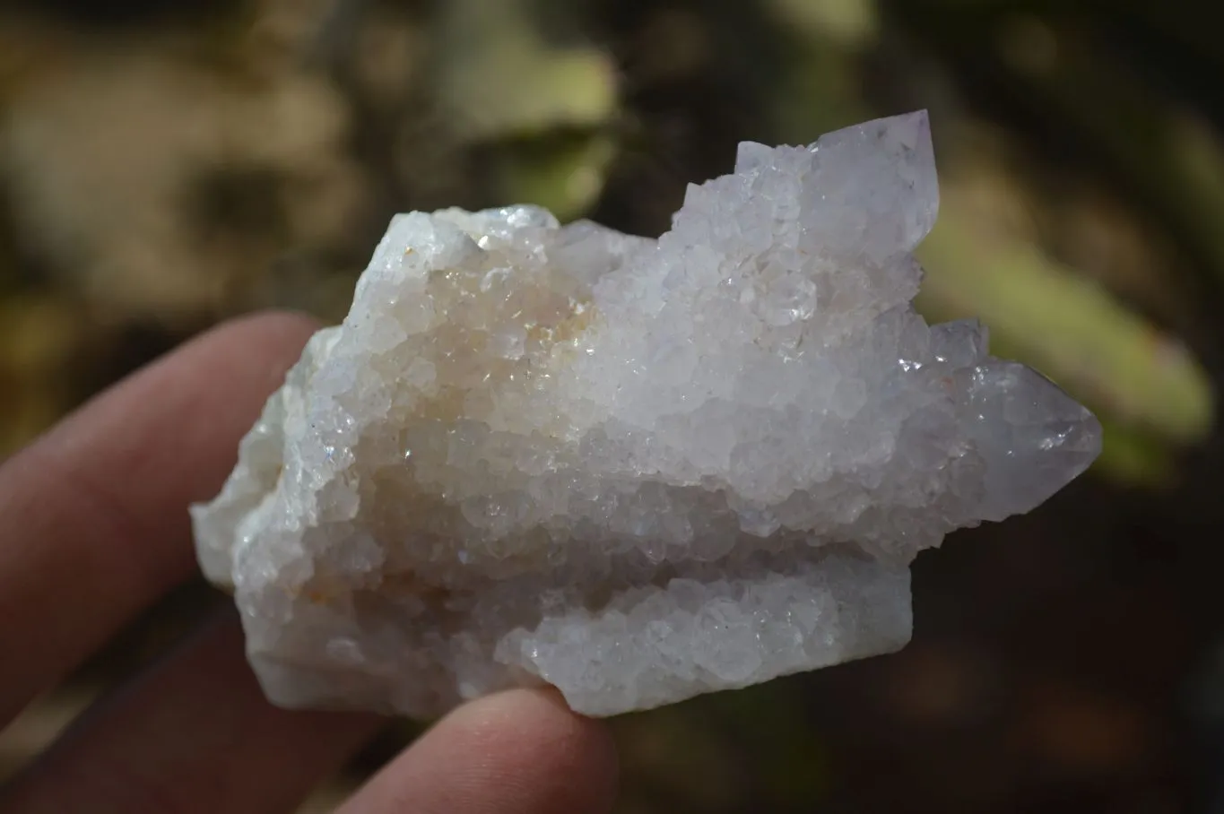 Natural Pale Lilac Spirit Quartz Crystals x 12 From Boekenhouthoek, South Africa