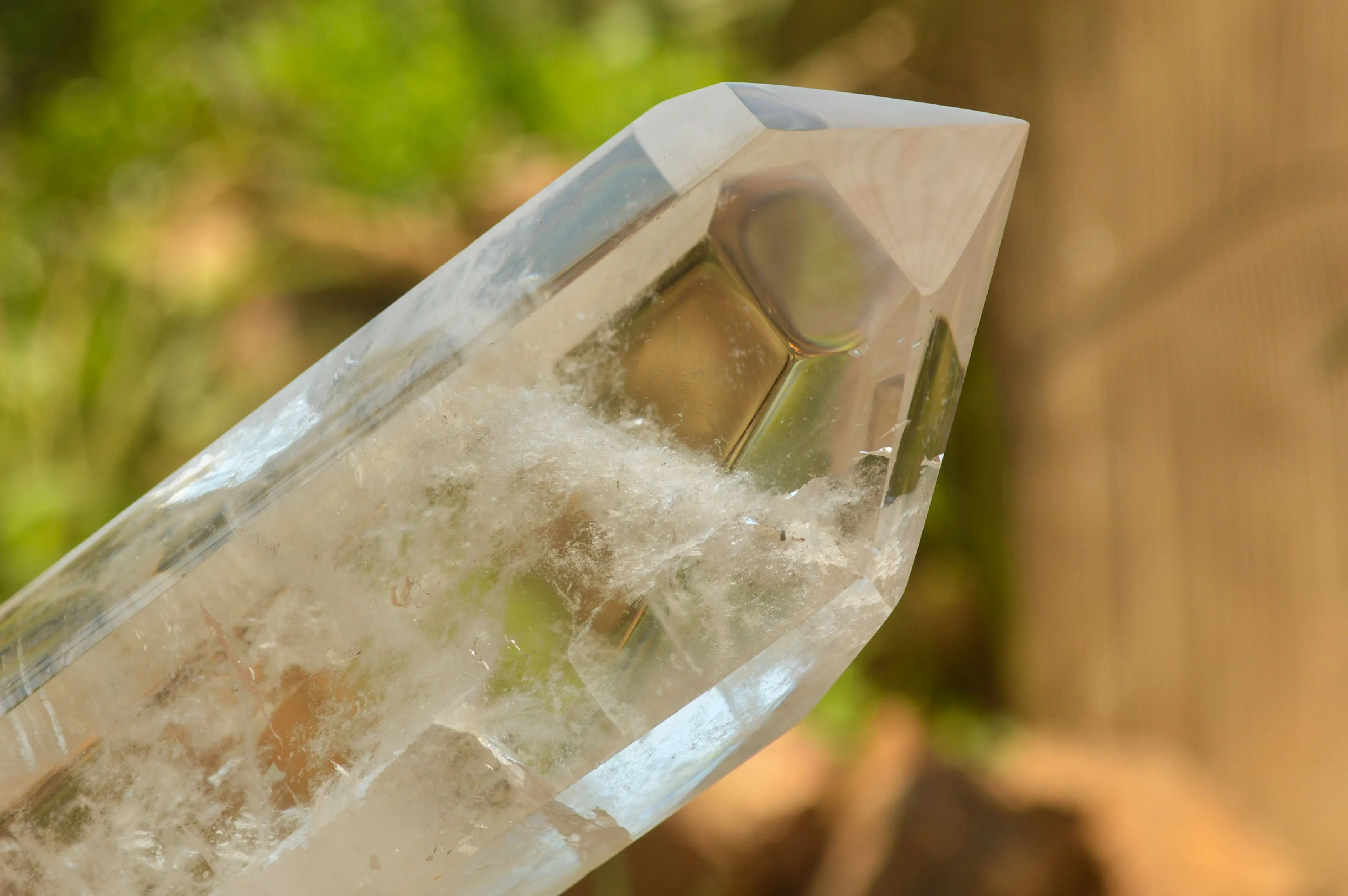 Polished Beautiful Bright Clear Quartz Points x 2 From Madagascar