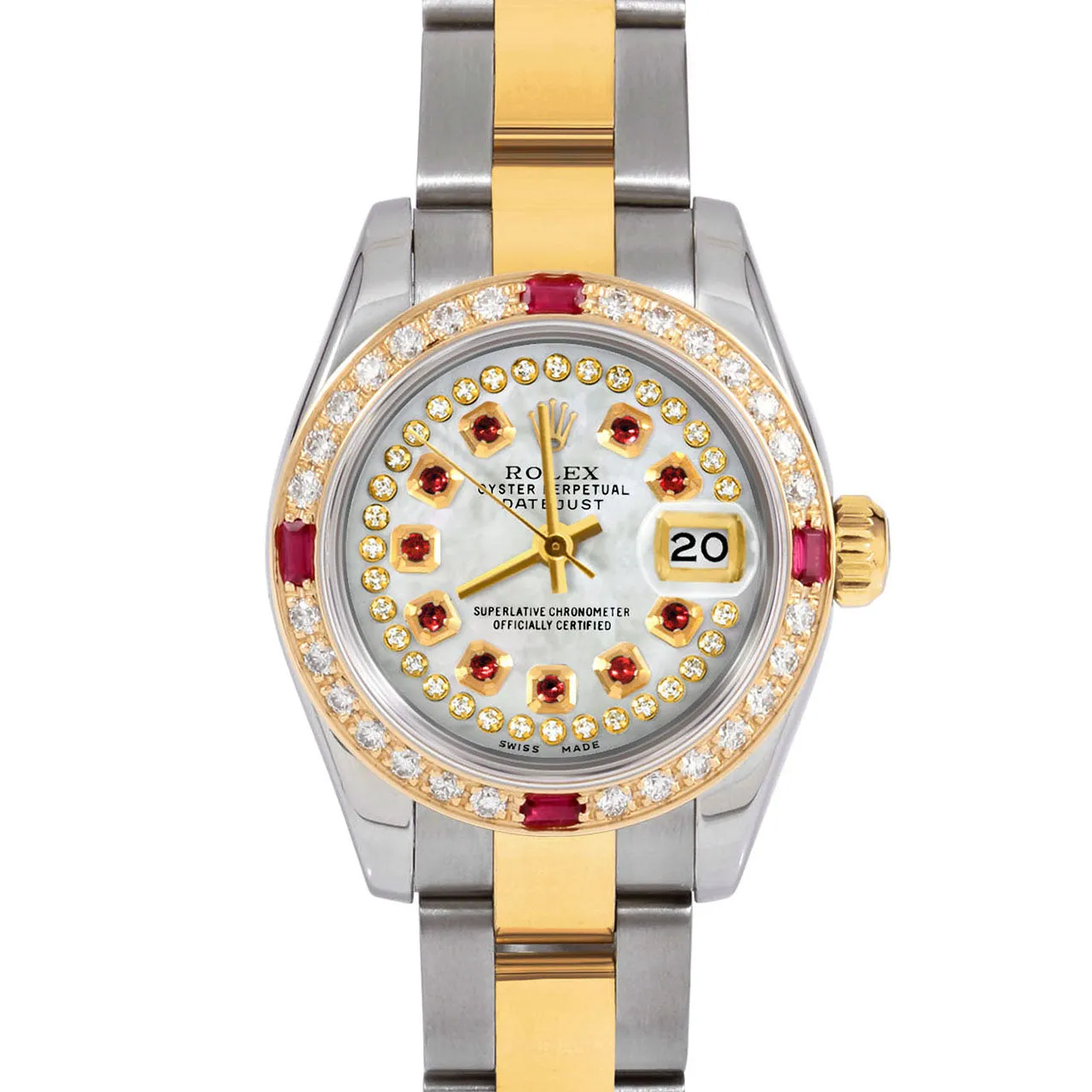 Rolex Datejust 26mm | 179173-WMOP-STRR-4RBY-OYS