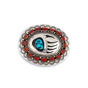 Silver Bear Paw Buckle