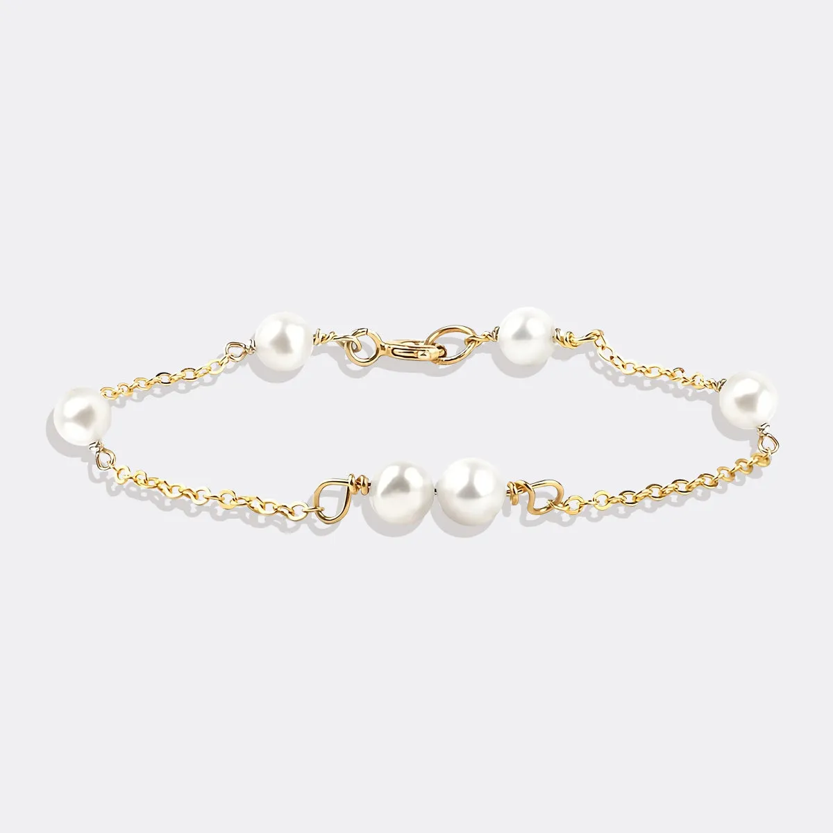 Six Pearl Bracelet