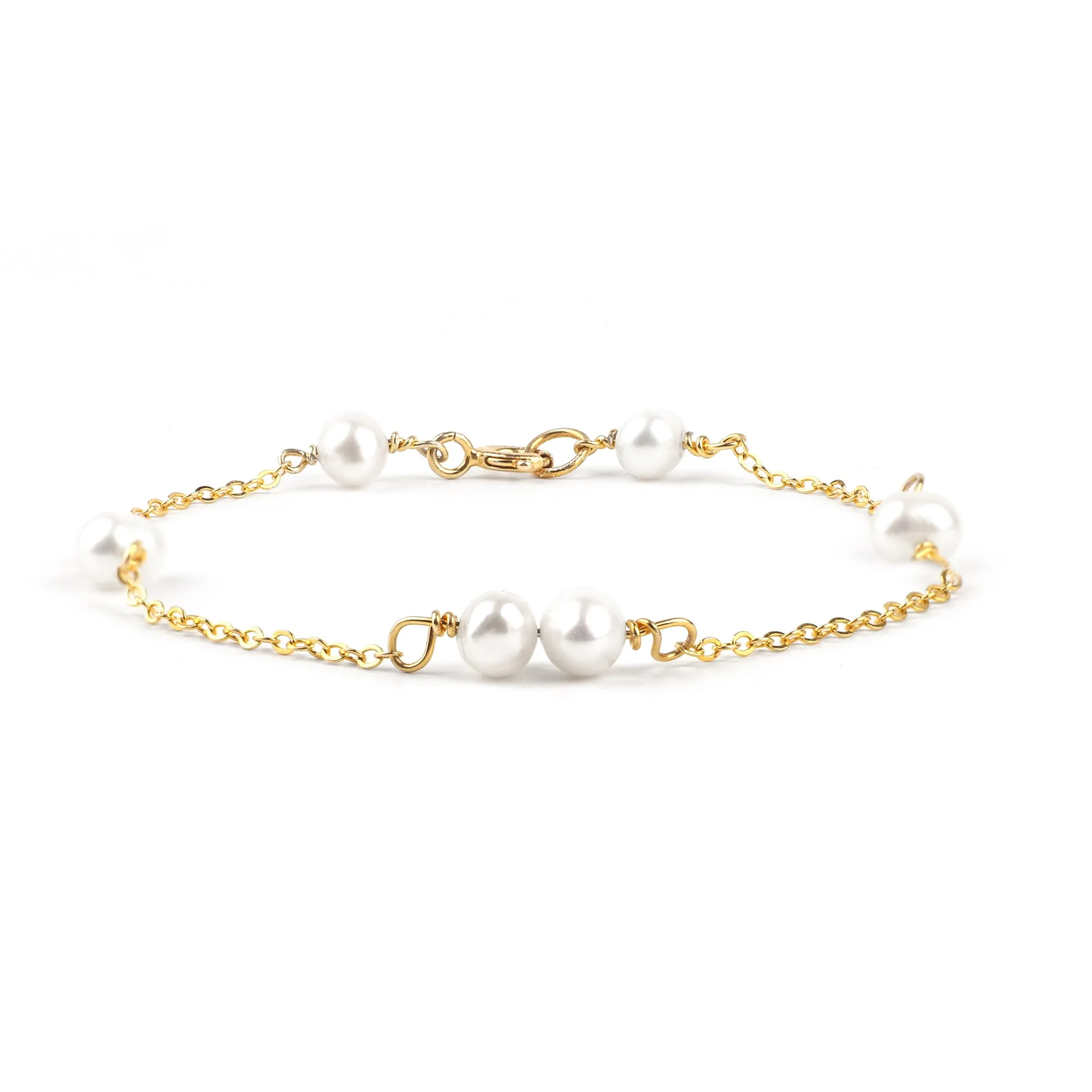 Six Pearl Bracelet
